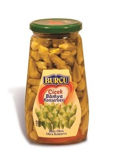 BURCU BAMYA KONSERVE CICEK 12X550 GR