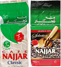 NAJJAR KOFFIE KARDEMOM 20X200 GR