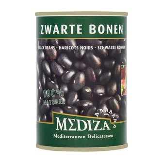 MEDIZA HASLANMIS SIYAH FASULYE 12X400 GR