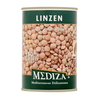 MEDIZA GEKOOKTE LINZEN 12X400 GR