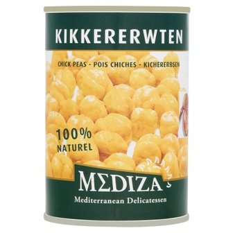 MEDIZA GEKOOKTE KIKKERERWTEN 24X400 GR