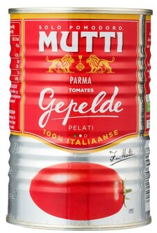 MUTTI GEPELT TOMAAT 24X400 GRAM