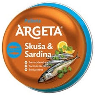 ARGETA MAKREEL &amp; SARDINES 14X95 GR