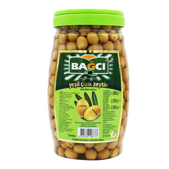 BAGCI GESTREEPTE GROENE OLIJVEN 6X1.5 KG