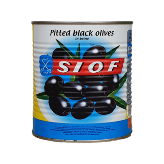 SIOF ZWARTE OLIJVEN MET PIT 12X1 KG