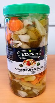 TAZEDEN GEMENGTE GROENTEN IN ZUUR 6X1500 CC