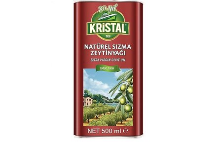 KRISTAL OLIJFOLIE EXTRA VIRGIN BLIK 6X500 ML