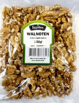 TAZEDEN WALNOTEN EXTRA LIGHT 16X350 GR 