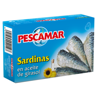 PESCAMAR SARDINES YAGDA 50X115 GR