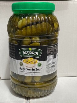 TAZEDEN AUGURKEN IN ZUUR 6X3 KG