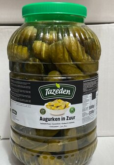 TAZEDEN AUGURKEN IN ZUUR 4 X 5 KG