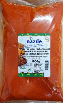 NAZILE TATLI TOZ BIBER DUMANLI 1 KG