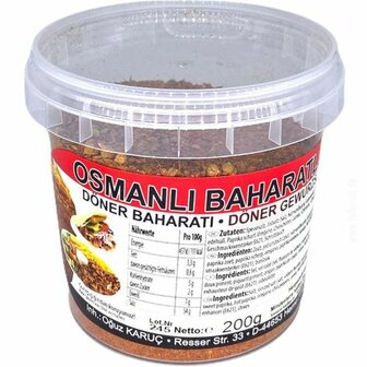 OSMANLI DONER BAHARATI 12X240 GR