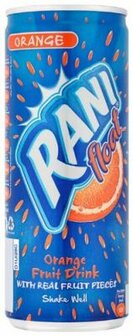 RANI ORANGE  PORTAKAL  24X250 ML BLIK 