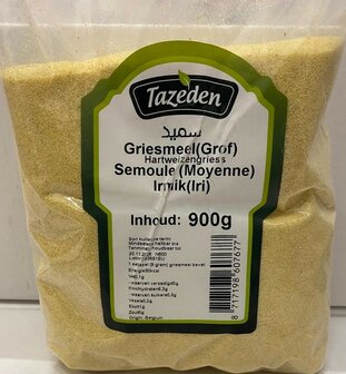 TAZEDEN  GRIESMEEL MOYEN 12X900 GR