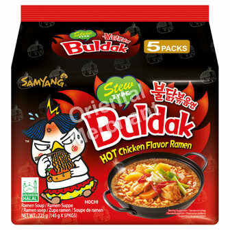 SAM YANG NOODLE HOT CHICKEN 8X5/140 GR 