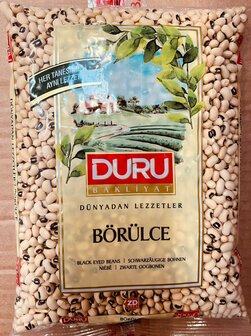 DURU BORULCE FASULYE 12X1 KG DUNYADAN LEZZETLER 