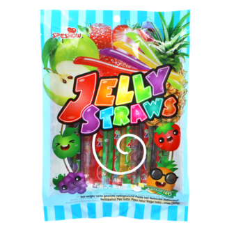 SPESHOW ASSORTED JELLY STRAWS IN BAG 30X300 GR 