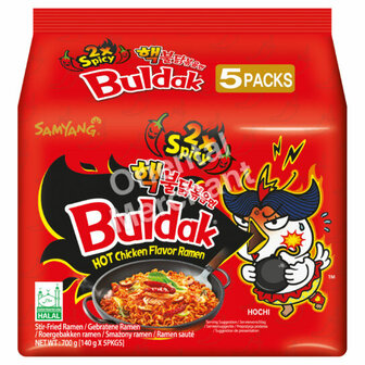 SAM YANG NOODLE 2XSPICY HOT CHICKEN 8X5/140 GR 