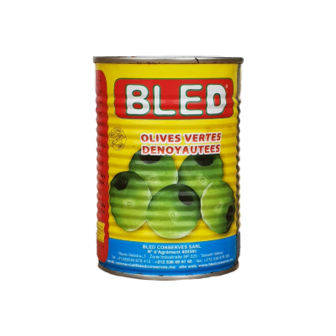 BLED YESIL CEKIRDEKSIZ ZEYTIN 24X400 GR