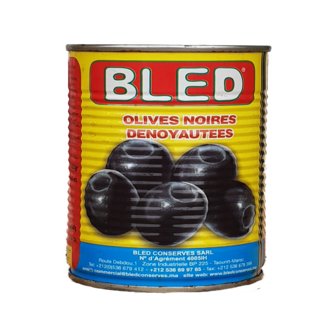 BLED ZWARTE OLIJVEN ZONDER PIT 12X850 GR