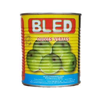 BLED GROENE OLIJVEN MET PIT 12X850 GR