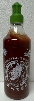 WENDJOE SRIRACHA SAUS EXTRA GARLIC GROEN 6X500 ML 