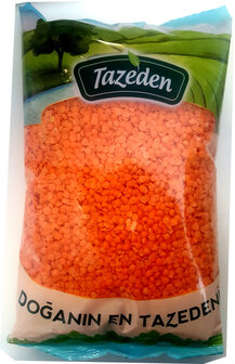 TAZEDEN RODE LINZEN PLAT 12X800 GR