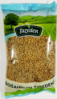 TAZEDEN YESIL MERCIMEK IRI 12X800 GR