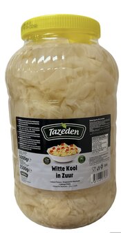 TAZEDEN  WITTE KOOL IN ZUUR 4X5 KG