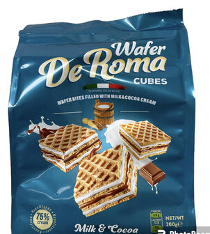 WAFFER DEROMA MILKA&amp;COCOA 10X200GR