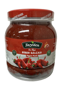 TAZEDEN  BIBER SALCA ACILI 6X1650 GR