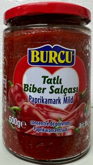 BURCU  BIBER SALCA TATLI 12X600 GR