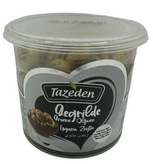 TAZEDEN GEGRILDE GROENE OLIJVEN 12X300 GR 