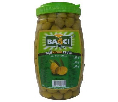 BAGCI KIRMA YESIL ZEYTIN PET 6X1.5 KG