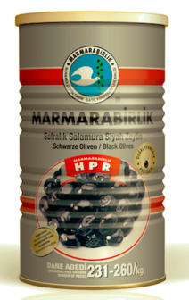 MARMARABIRLIK HIPER ZWARTE OLIJVEN (L) 6X800 GR