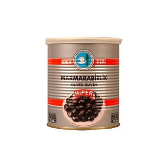 MARMARABIRLIK HIPER ZWARTE OLIJVEN 6X400 GR