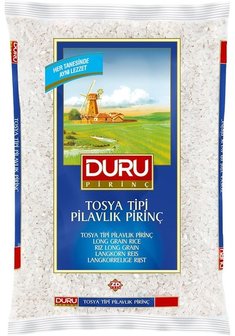 DURU TOSYA TIPI PILAVLIK PIRINC 4X5 KG  