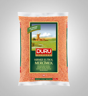 DURU KIRMIZI FUTBOL MERCIMEK 6X2.5 KG