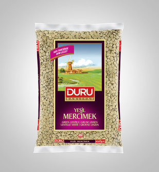 DURU YESIL MERCIMEK 12X1 KG