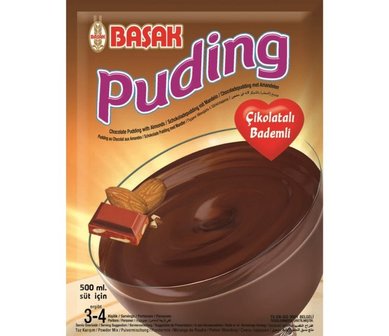 BASAK PUDDING AMANDEL CHOCOLADE 12X105 GR