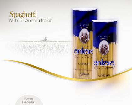 ANKARA SPAGETTI KLASIK MAKARNA 20X500 GR