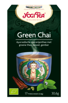 YOGI THEE GREEN CHAI 6X17 STUKS