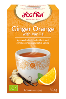 YOGI THEE GINGER ORANE WITH VANILLA 6X17 STUKS