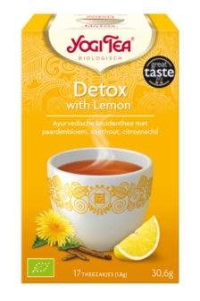 YOGI THEE DETOX WITH LEMON 6X17 STUKS