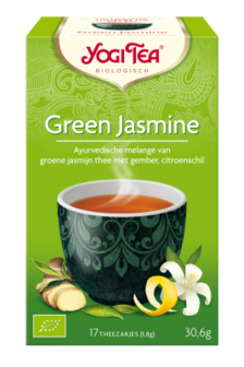 YOGI THEE GREEN JASMINE YOGI 6X17 STUKS