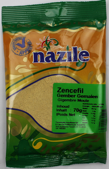 NAZILE ZENCEFIL TOZU 15X70 GR