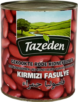 TAZEDEN KIRMIZI FASULYE HASLAMA 24X400 GR