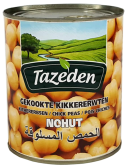 TAZEDEN GEKOOKTE KIKKERERWTEN 12X800 GR