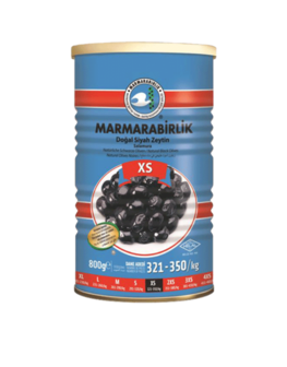 MARMARABIRLIK EXTRA ZWARTE OLIJVEN (XS) 6X800 GR